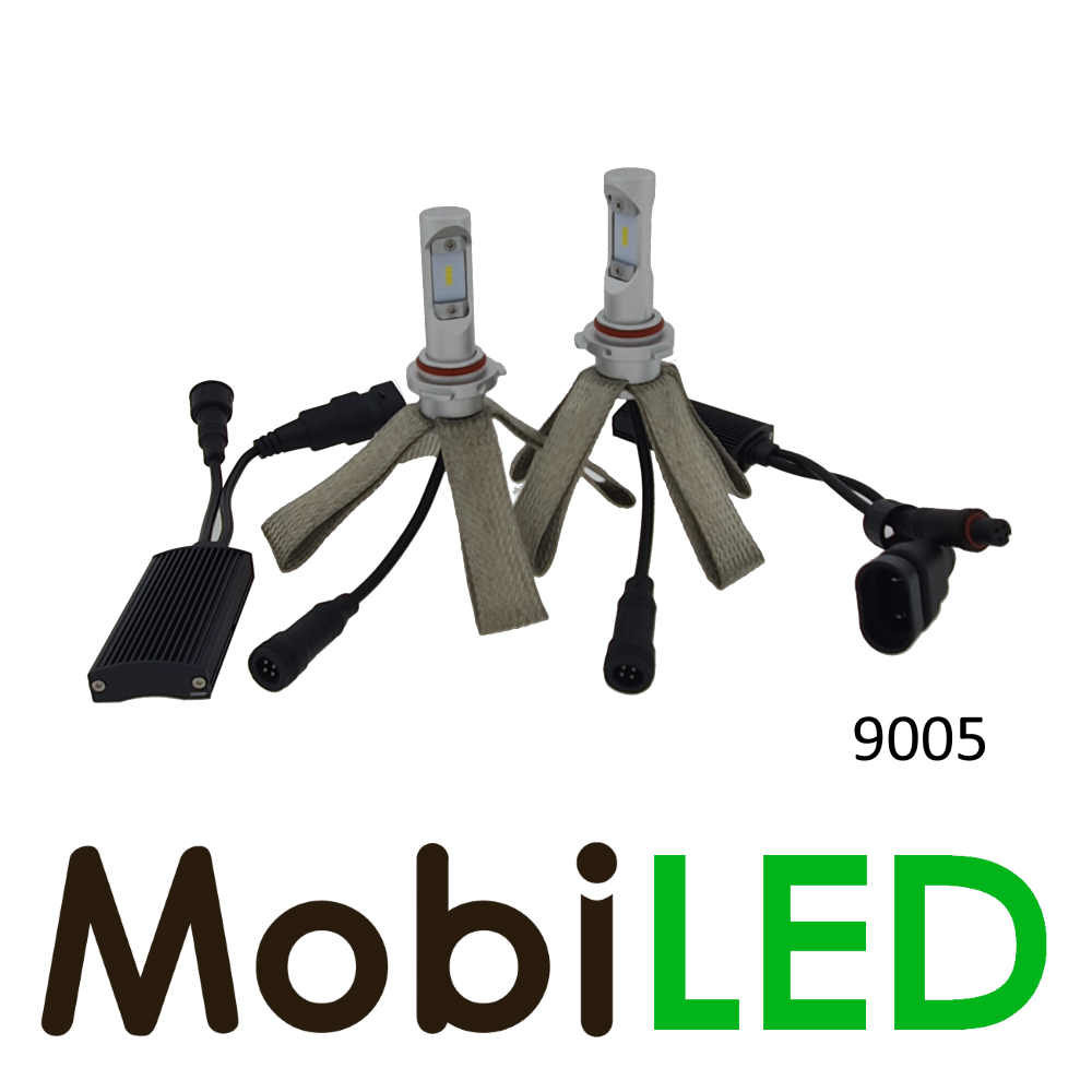 9005 LED headlights set Compact Fit