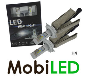 LED koplampen set compact fit H4 LED koplampen set compact fit H4
