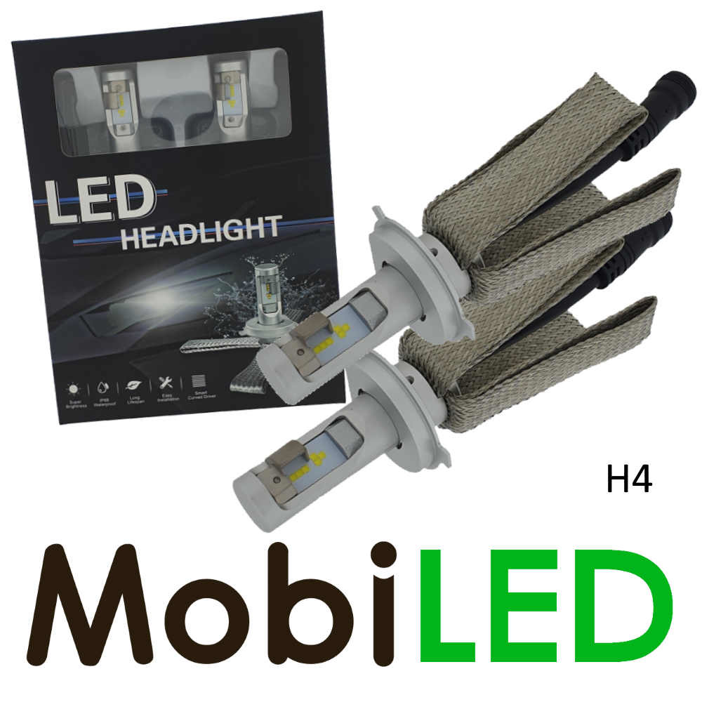 Omleiding worm lichtgewicht MobiLED | H4 Koplamp vervangen door LED - MobiLED