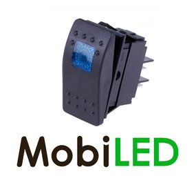Interrupteur à bascule LED bleu 12 volts Interrupteur à bascule LED bleu 12 volts