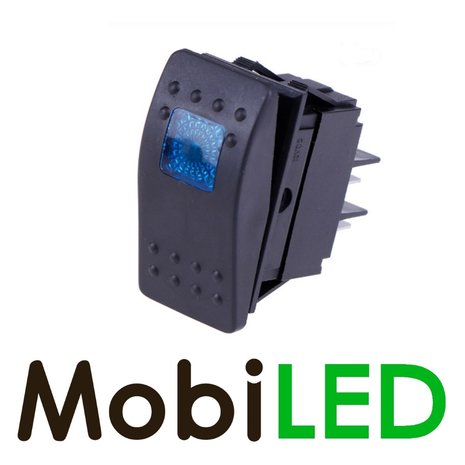 Rocker switch LED blue 12 volts Rocker switch LED blue 12 volts