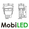 Rocker schakelaar led groen 12 volt Rocker schakelaar led groen 12 volt