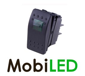 Interrupteur à bascule LED vert 12 volts Interrupteur à bascule LED vert 12 volts