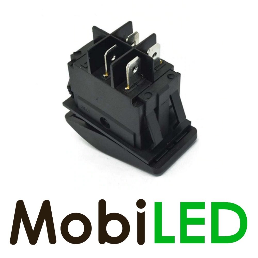 Interrupteur à bascule LED ambre 12 volts