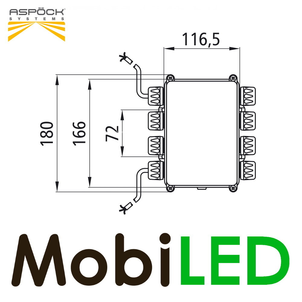 Aspöck Boîte de jonction Aspöck ASS1 double Aspöck Boîte de jonction Aspöck ASS1 double