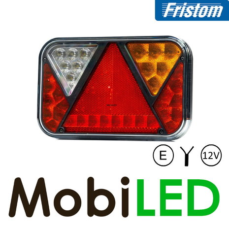 Fristom Fristom Set FT-270 12V Feux arrières 5 fonctions + éclairage plaque Câble E-Mark