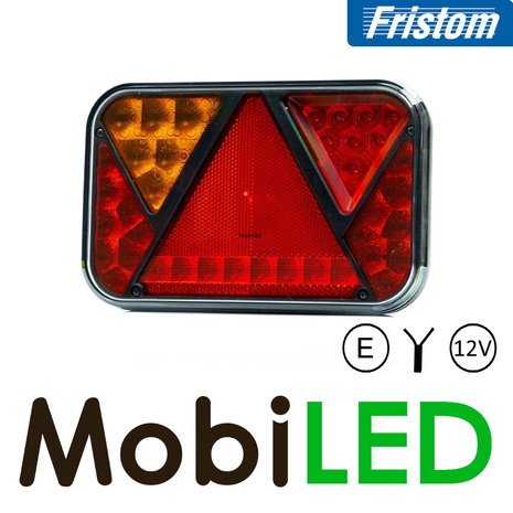 Fristom Fristom Set FT-270 12V Feux arrières 5 fonctions + éclairage plaque Câble E-Mark