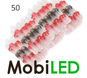 50x Kabelverbinder met tin en krimpkous 0,5-1,5 mm² 50x Kabelverbinder met tin en krimpkous 0,5-1,5 mm²