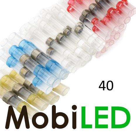 Assortiment Cable connector with tin and heat shrink tubing Assortiment Cable connector with tin and heat shrink tubing