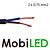 Connection wire flat  2 core 2x 0.75mm²