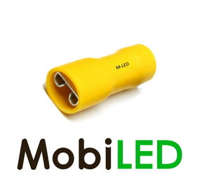 10x Femelle isolé 4-6 mm² (6,3x0,8 mm) jaune 10x Femelle isolé 4-6 mm² (6,3x0,8 mm) jaune