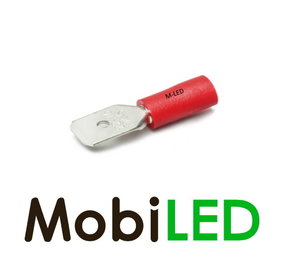 10x Male semi-insulated 0.5-1.5 mm² (6.3x0.8 mm) red 10x Male semi-insulated 0.5-1.5 mm² (6.3x0.8 mm) red