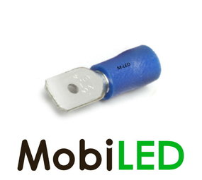 10x Man half geïsoleerd 1,5-2,5 mm²  (6,3x0,8 mm) blauw 10x Man half geïsoleerd 1,5-2,5 mm²  (6,3x0,8 mm) blauw
