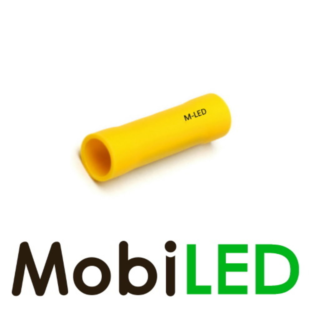 10x M-LED PVC Kabelschoen stootverbinder 4-6 mm² geel 10x M-LED PVC Kabelschoen stootverbinder 4-6 mm² geel