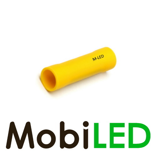 M-LED 10x M-LED PVC Kabelschoen rond vrouw 4-6mm² geel