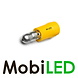 M-LED 10x M-LED PVC Kabelschoen rond man half geïsoleerd 4-6 mm² (5 mm) geel M-LED 10x M-LED PVC Kabelschoen rond man half geïsoleerd 4-6 mm² (5 mm) geel