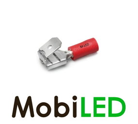 10x Semi insulated piggybacks 0.5-1.5 mm² (6.3x0.8 mm) red 10x Semi insulated piggybacks 0.5-1.5 mm² (6.3x0.8 mm) red