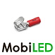 M-LED 10x M-LED PVC Kabelschoen piggybacks half geïsoleerd 0,5-1,5 mm² (6,3x0,8 mm) rood M-LED 10x M-LED PVC Kabelschoen piggybacks half geïsoleerd 0,5-1,5 mm² (6,3x0,8 mm) rood