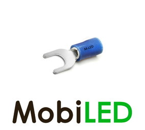 10x Semi-insulated fork 1.5-2.5mm² (4.3mm) blue 10x Semi-insulated fork 1.5-2.5mm² (4.3mm) blue