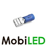 10x M-LED PVC Kabelschoen man half geïsoleerd 1,5-2,5mm² (6,3x0,8 mm) blauw 10x M-LED PVC Kabelschoen man half geïsoleerd 1,5-2,5mm² (6,3x0,8 mm) blauw