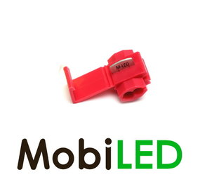 10x Kabelverbinder splitter 0,5-1,0 mm² rood