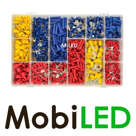 M-LED Kabelschoenen ruim assortiment, +/- 1000 stuks M-LED Kabelschoenen ruim assortiment, +/- 1000 stuks