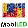 M-LED Kabelschoenen ruim assortiment, +/- 1000 stuks