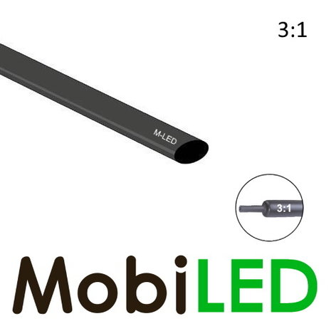 Premium 3:1 ratio Krimpkous met lijmlaag  (25,4 → 8,5 mm)