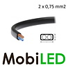 Câble de connexion plat 2 fils 2x 0,75 mm² Câble de connexion plat 2 fils 2x 0,75 mm²