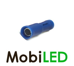 100x Round female semi-insulated 1.5-2.5mm² (4mm) blue