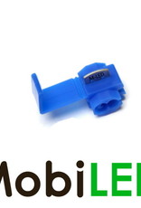M-LED 100x M-LED PVC Connecteur de câble séparateur 0.75-2.5mm² bleu