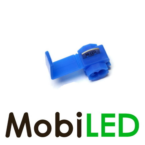 100x M-LED PVC Kabelverbinder splitter 0,75-2,5 mm² blauw