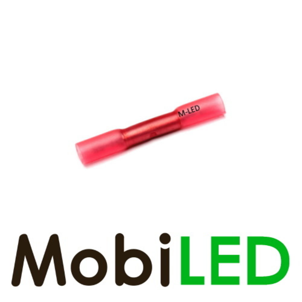 100x M-LED PVC Cable connector 0.5-1.5 mm² red