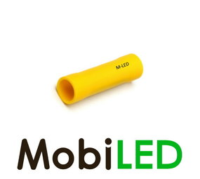 100x Connecteur bout à bout 4-6 mm² jaune