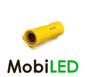 100x Rond vrouw half geïsoleerd 4-6mm² (5mm) geel 100x Rond vrouw half geïsoleerd 4-6mm² (5mm) geel