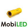 100x M-LED PVC Kabelschoen rond vrouw half geïsoleerd 4-6mm² (5 mm) geel