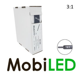 Tube thermorétractable 3: 1 avec adhésive 5m (12,7→4,2mm)