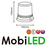 Flasher 18 LEDs push-on amber E-mark Flasher 18 LEDs push-on amber E-mark