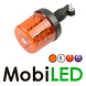 Flash lamp 18 LED push-on amber Flash lamp 18 LED push-on amber