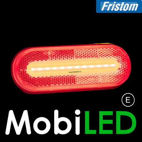 Fristom Fristom  ADR markeringslicht afgeronde hoeken rood