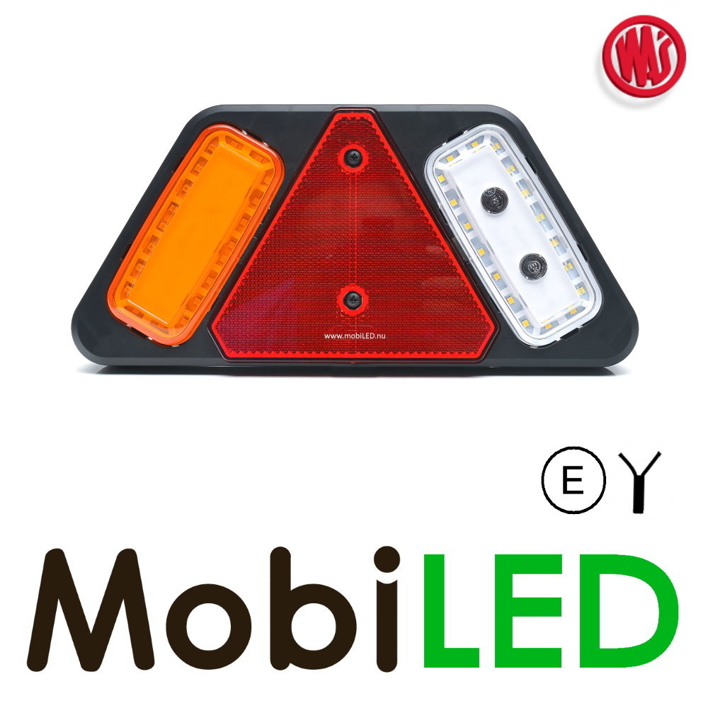 WAS WAS 228 Series Rear light 5 functions and reflector Left WAS WAS 228 Series Rear light 5 functions and reflector Left