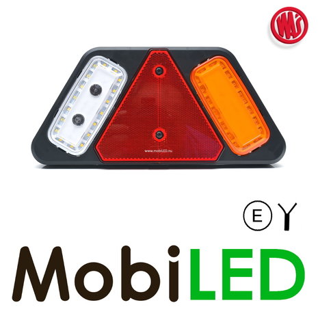 WAS WAS 228 Serie Achterlicht 5 functies en reflector Rechts WAS WAS 228 Serie Achterlicht 5 functies en reflector Rechts