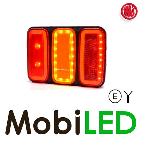 WAS WAS 227 Series Rear light 4 functions and reflector