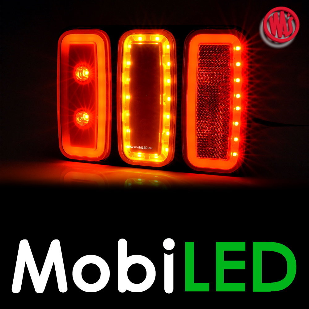 WAS WAS 227 Série Feu arrière 4 fonctions et réflecteur