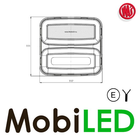WAS WAS 226 Series Rear light - Brake light - Turn signal - Reflector
