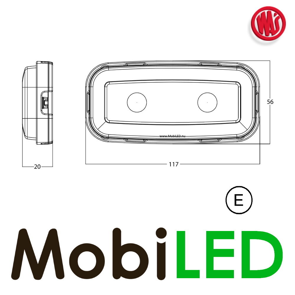 WAS WAS 225 Series Reversing light - Fog light WAS WAS 225 Series Reversing light - Fog light
