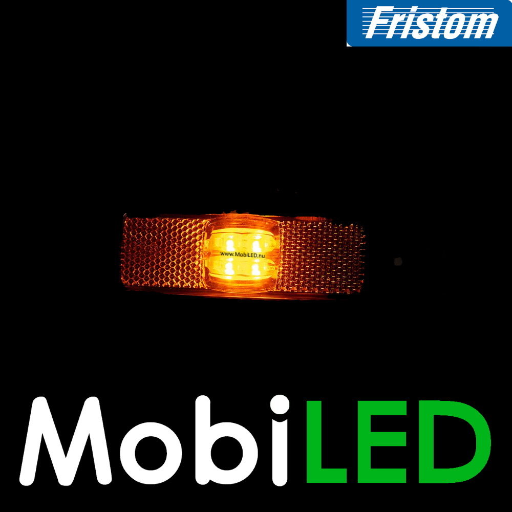 Fristom Fristom zijmarkering  langwerpig beugel amber