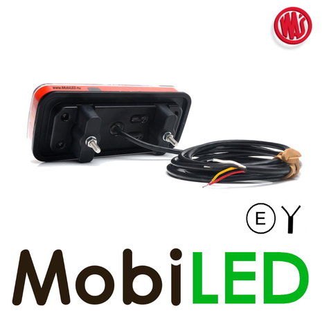 WAS WAS NEON look rear light E-mark 3 functions 12-24 volt WAS WAS NEON look rear light E-mark 3 functions 12-24 volt