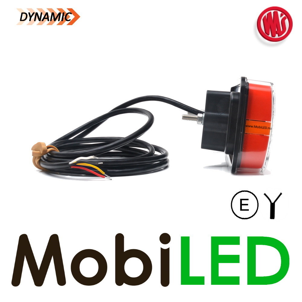 WAS WAS NÉON look dynamique feu arrière E-marque 3 fonctions 12/24 volts