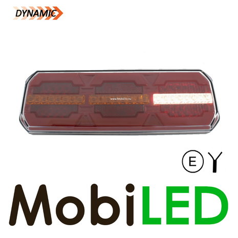Dynamique NEON feu arrière 5 fonctions allongé E-marque Dynamique NEON feu arrière 5 fonctions allongé E-marque